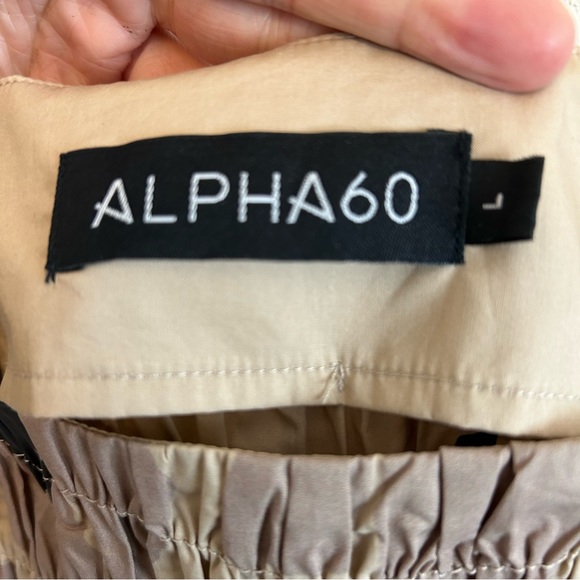 ALPHA60 Floral Crinkle Tank Dress Large - Picture 6 of 6